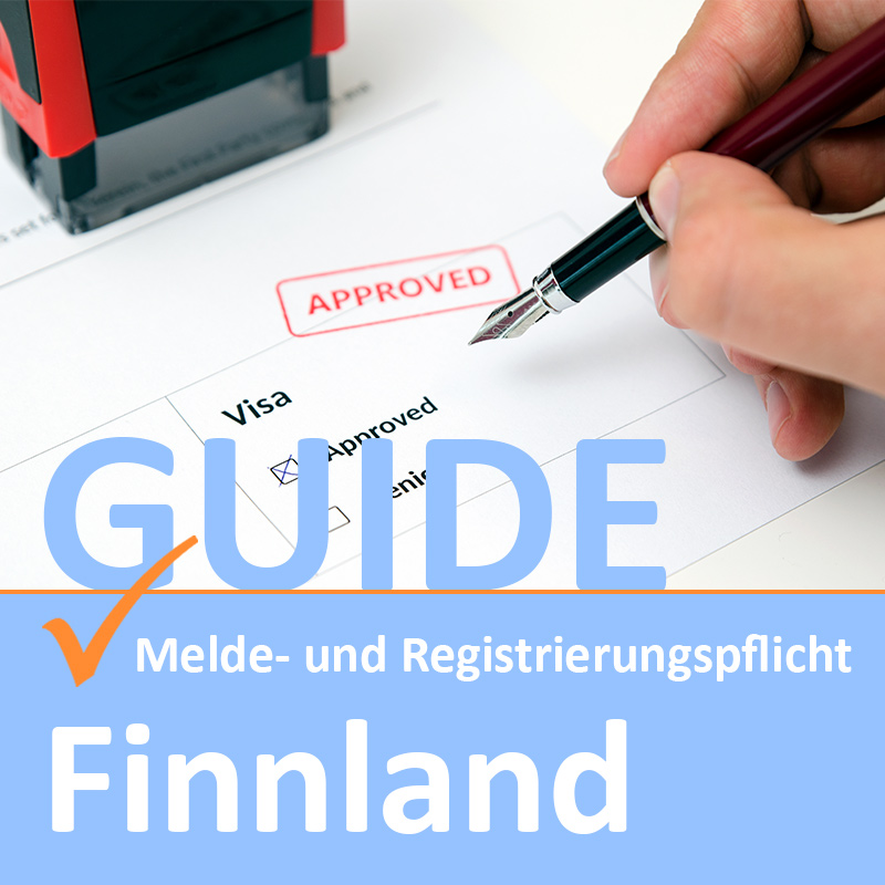 Cover Melde- und Registrierungspflicht Finnland