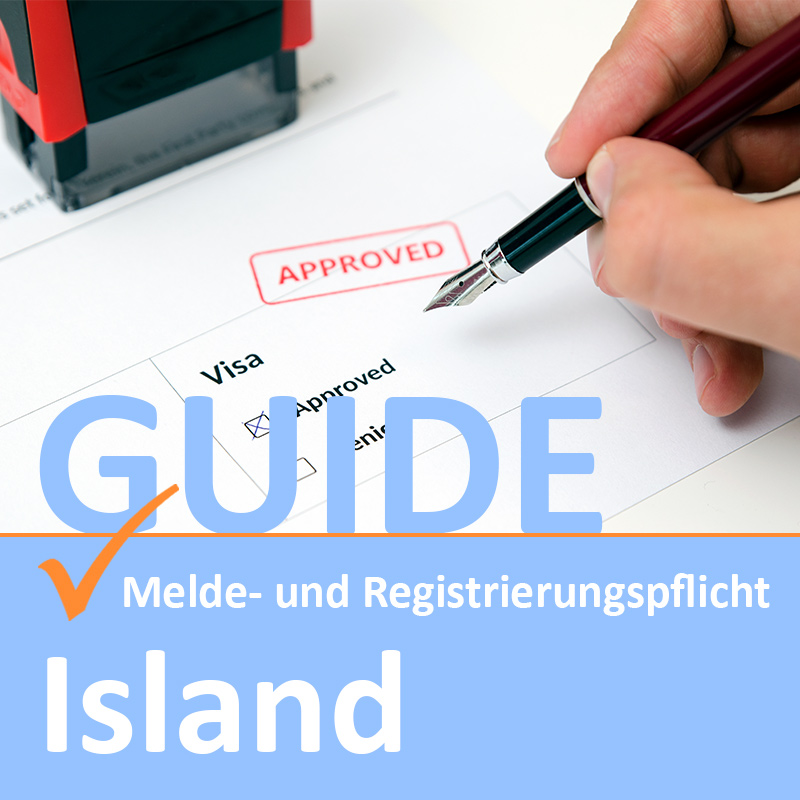 Cover Melde- und Registrierungspflicht Island