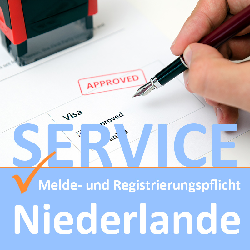 Cover Service Melde- und Registrierungspflicht Niederlande